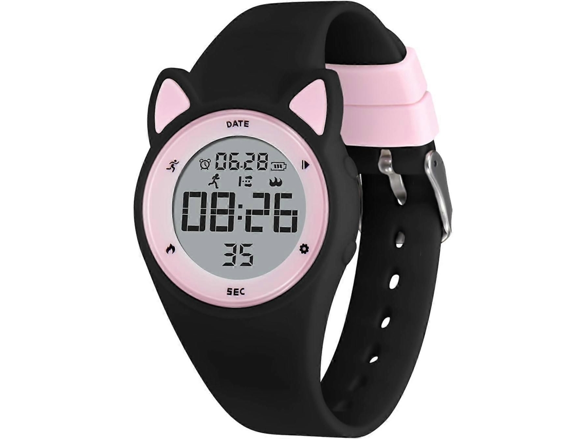 Reloj despertador GOKOCO con forma de dinosaurio y luz, ideal para habitaciones infantiles.
