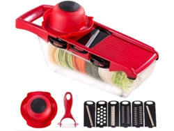 Espiralizador Compacto Para Frutas Y Verduras, Con 6 Cuchillas Y 1 Caja