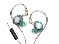 Fones De Ouvido Intra-auriculares Kz Edx Pro Com Unidade Dinâmica Magnética Dupla E Cabo Desmontável 0.75mm Com Microfone