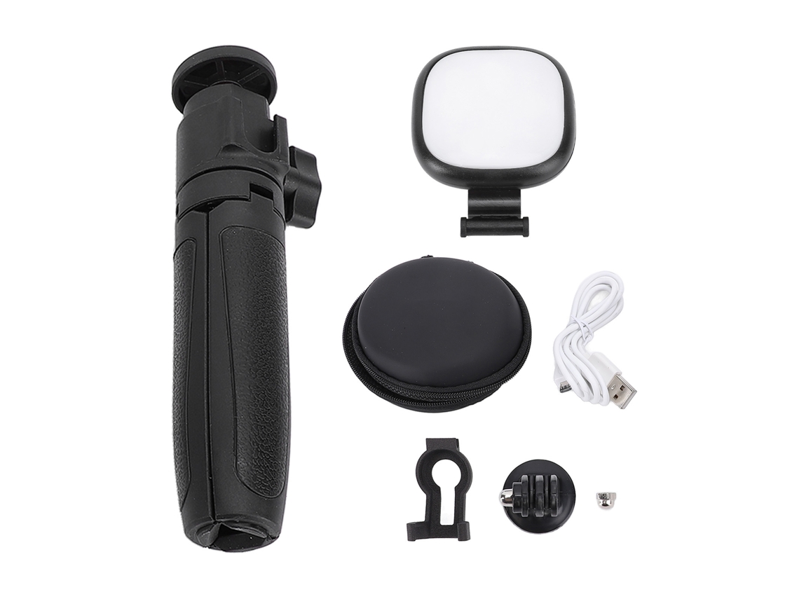 Luz Led Para Vídeo Con Trípode 27cm Luz Suave Brilla Alta Ajustable Temperatura Color Para Vlog Selfie Pocket 3