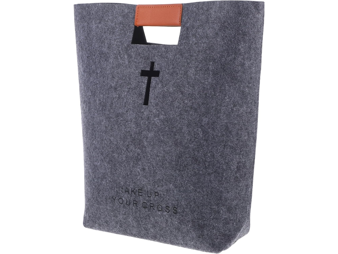 Bolsa De Fieltro De Gran Capacidad Para La Biblia, Resistente Al Desgaste Y Fácil De Limpiar.
