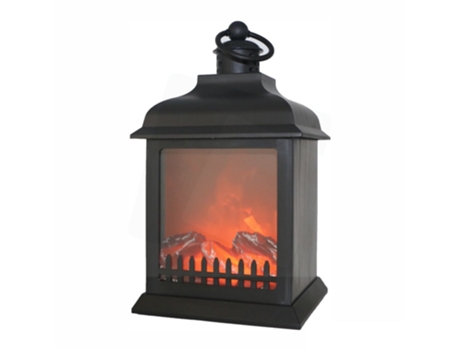 Chimenea Led Decorativa a Pilas 27cm ENTAC
