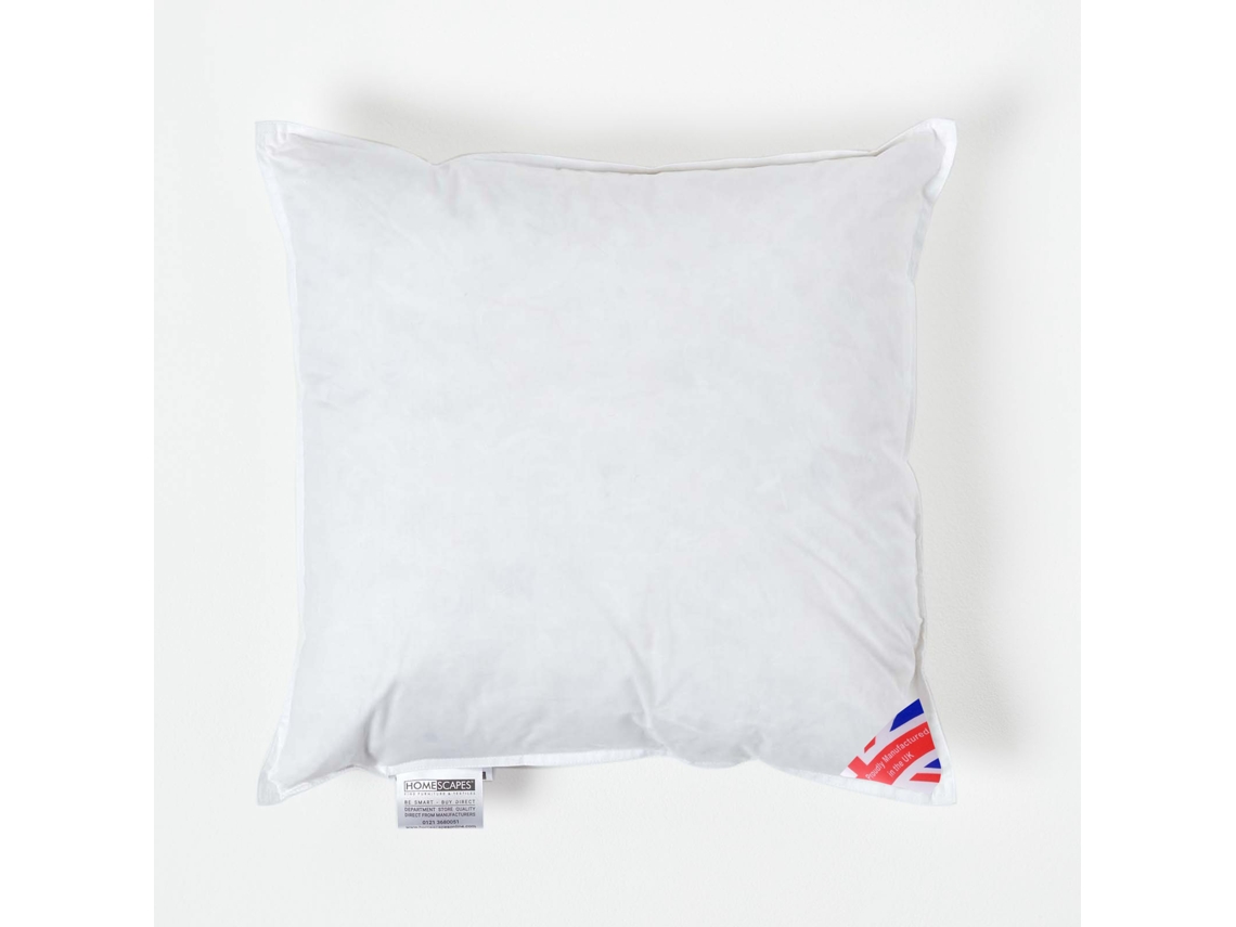 Homescapes Duck Feather Cushion Pad 40 X 40 Cm