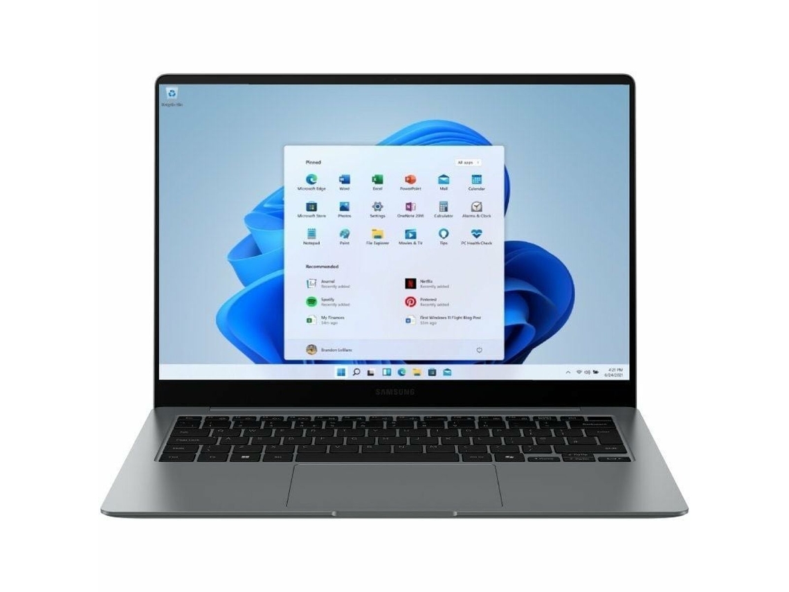 Portátil Samsung Galaxy Book5 Intel Core Ultra 5 226v (gris, 16 GB de RAM, 512 GB de SSD, 14 pulgadas, enchufe UE, teclado QWERTY español, Intel)