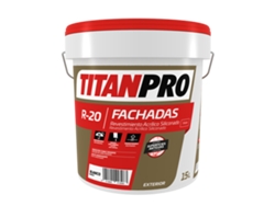 Titanpro R-20 Revestimiento Acrílico Siliconado Mate Blanco 15L