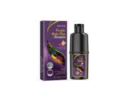 Champú Eelhoe para oscurecer y teñir el cabello: suave, no irritante, hidrata el cuero cabelludo y facilita el cambio de color (morado).