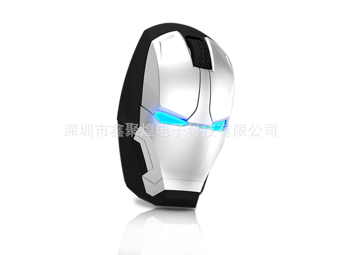 Ratón inalámbrico Cool Iron Man 2,4G con receptor Nano USB SIURN