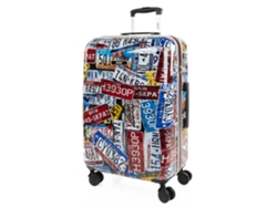 Maleta de viaje mediana SKPAT City negra (44 x 67 x 24 cm, 65 l)