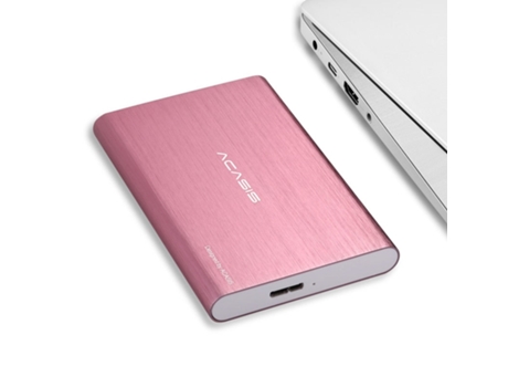 Disco Externo SLOWMOOSE Portátil Rosa (1 TB)