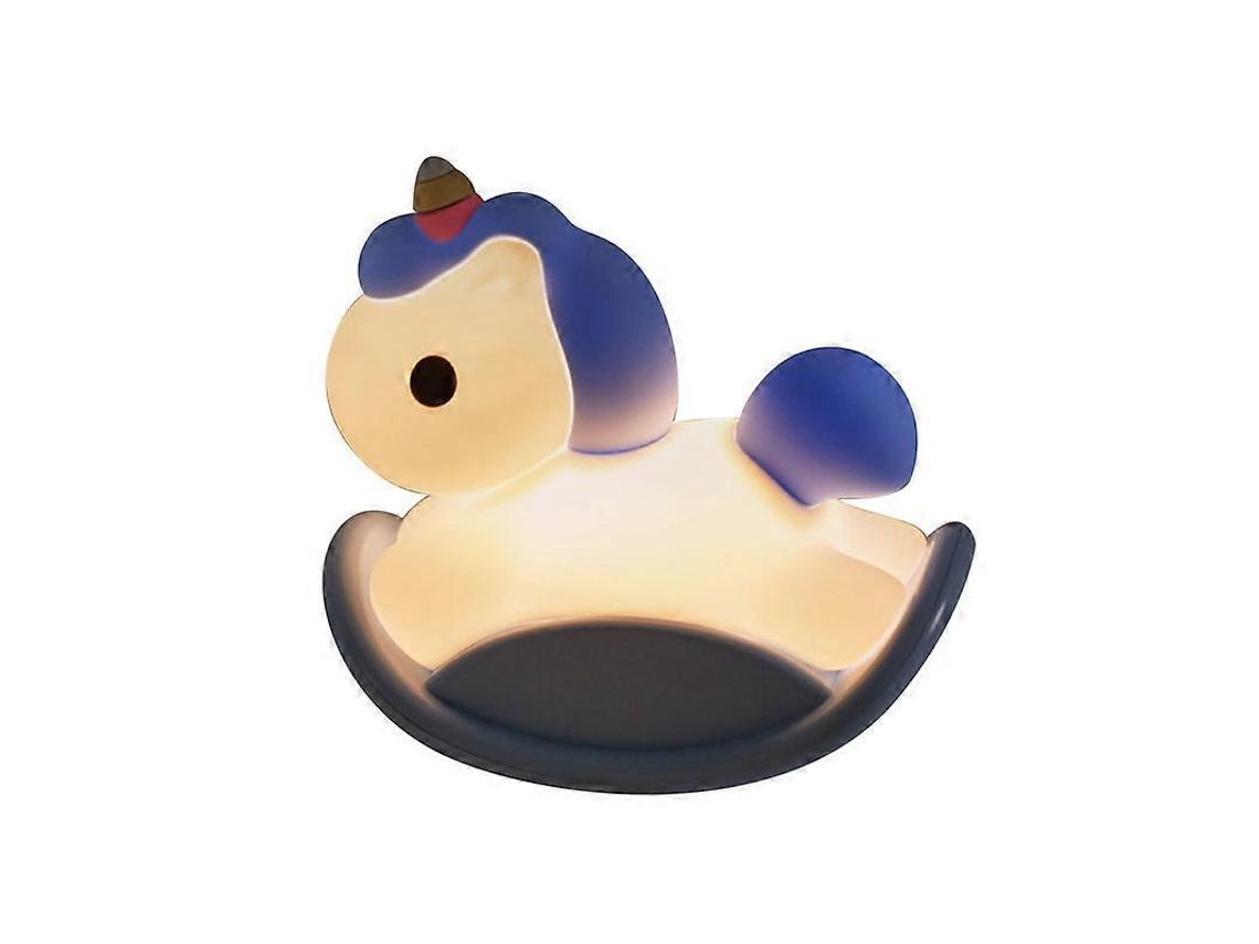 Luz nocturna para dormitorio infantil, unicornio adorable. Rosewell
