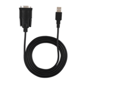 Conversor De Cable De Puerto Serial Usb 2.0 A Rs232 Con Conector Femenino Db9 1,5m Luz Dourada