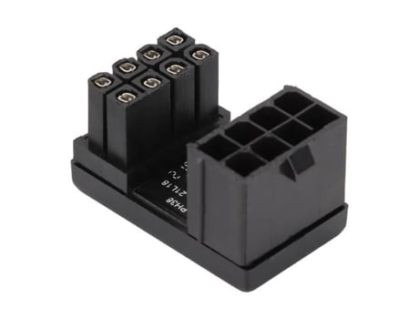 Adaptador HURRISE hembra de 8 pines a macho de 8 pines para tarjeta gráfica