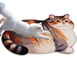 Tapete Genérico Para Banho De Gatos, Antiderrapante, Absorvente, Lavável, De Secagem Rápida - Tapetes Antiderrapantes