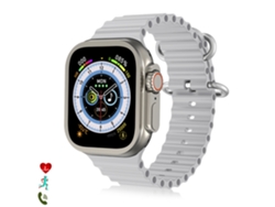 Reloj inteligente J68 con modos deportivos, sensores de salud, notificaciones y alertas de llamadas por Bluetooth y corona multifuncional.
