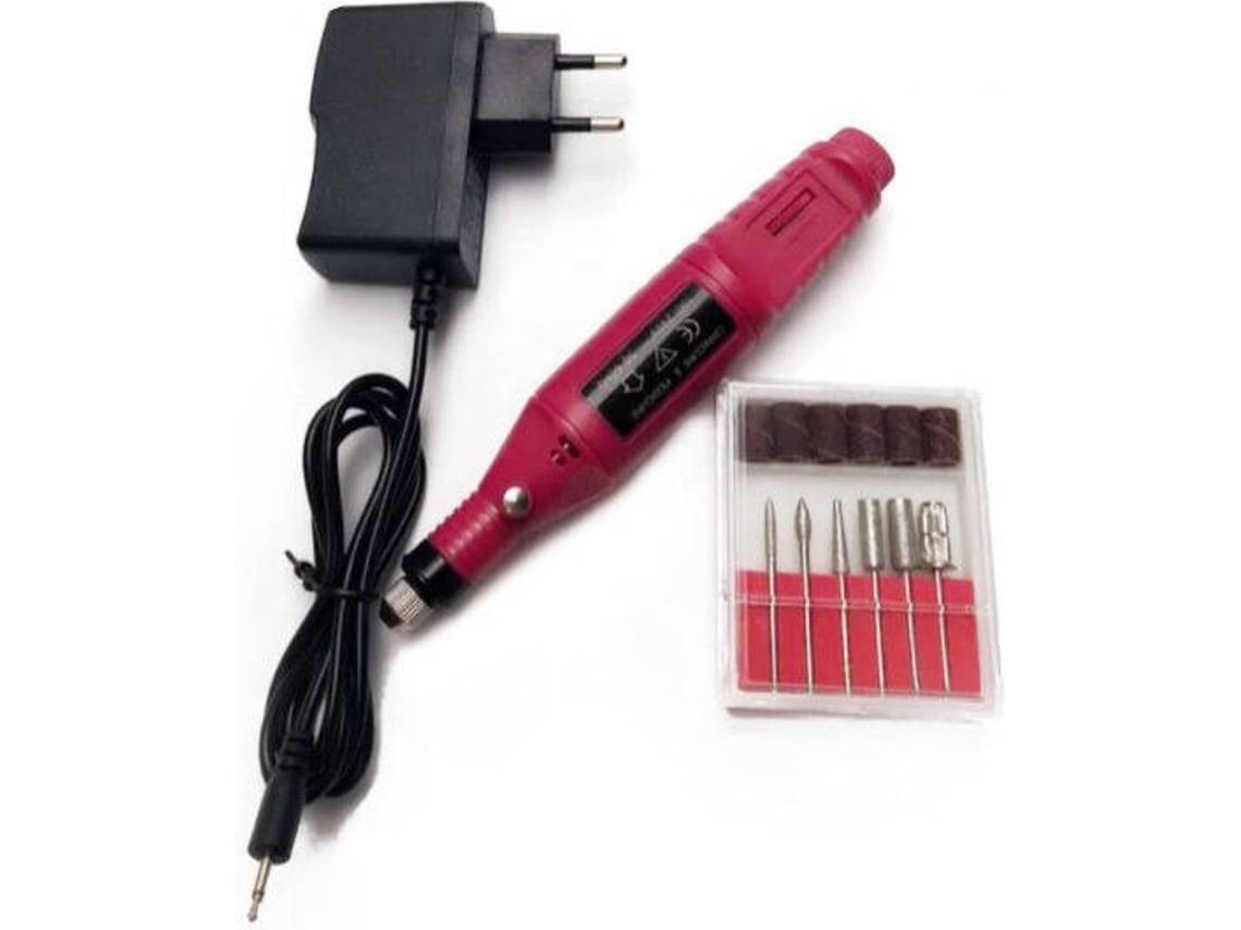 Set eléctrico de manicura y pedicura, 3 velocidades, ligero, para el hogar y los viajes STELASPLEN