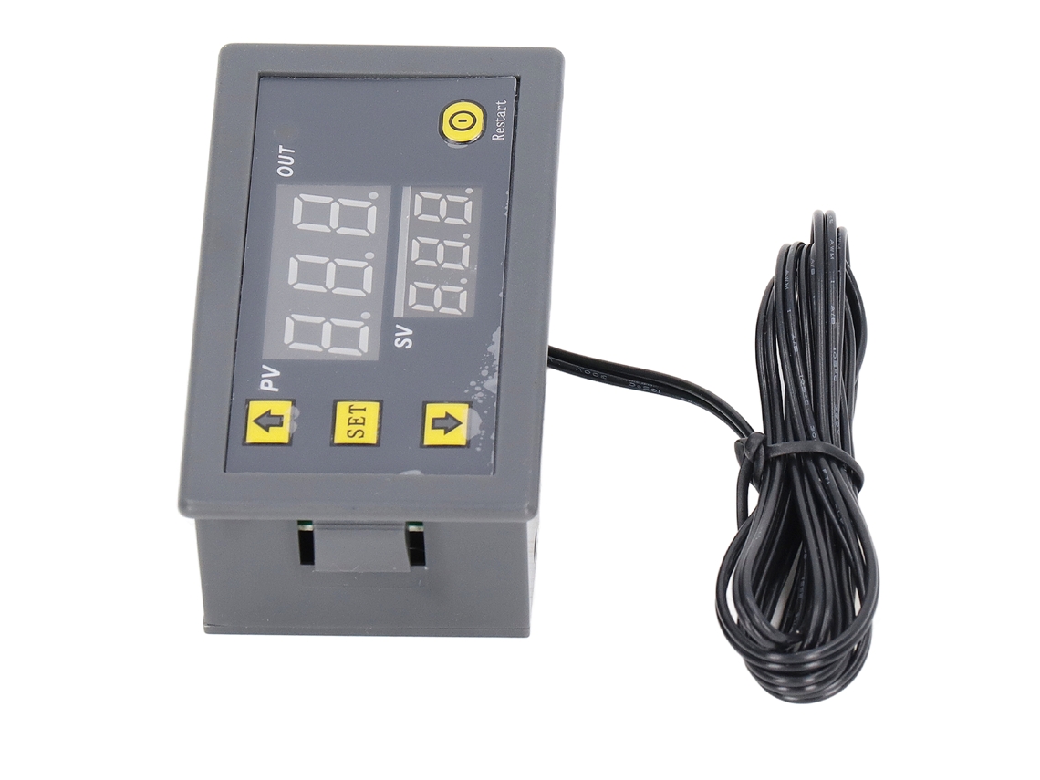 Módulo De Control De Temperatura Con Pantalla Led Digital Termostato Mini Para Nevera Abs