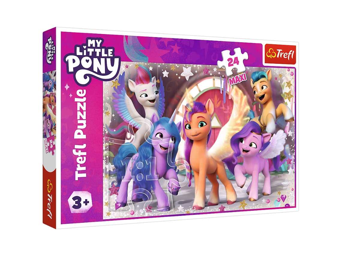 Rompecabezas 24 Maxi Feliz Día del Pony My Little Pony Trefl 14355 Rompecabezas Trefl
