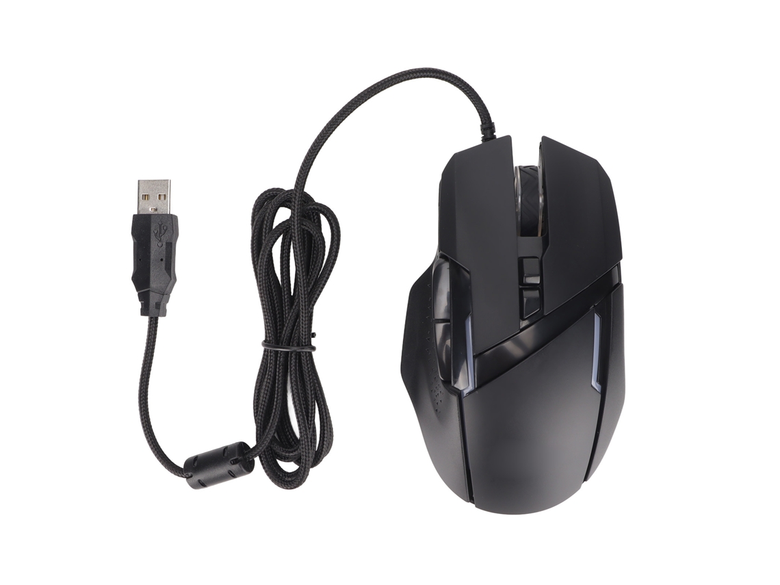Ratón Gaming Rgb Con Cable, 6 Niveles De Dpi Ajustables, 7 Botones Programables, Plug And Play Para Jugar, Estudiar Y Trabajar.