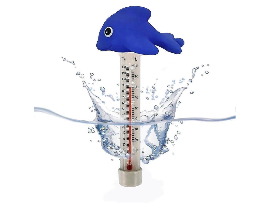 Termómetro flotante para piscina con forma de animal, termómetro digital para agua GOKOCO