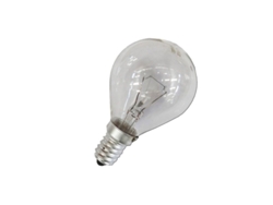 Bombilla incandescente esférica transparente de 40 W E14 para uso industrial únicamente Edm