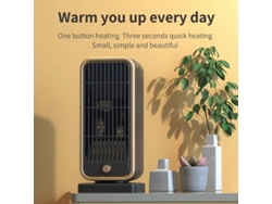 Calentador Eléctrico Portátil De 500 W, De Cerámica Ptc, De Alta Velocidad, Con Protección Contra Sobrecalentamiento Y Antivuelco, 3s