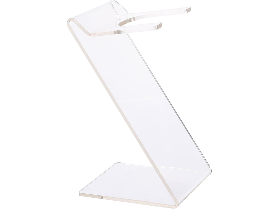 Suporte Transparente Para Secador De Cabelo Villcase, Com 4 Mm De Espessura, Para Banheiro E Salão De Beleza.