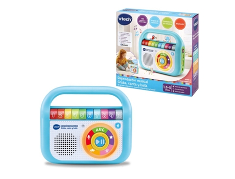 Juguete Musical VTECH REPRODUCTOR MUSICAL GRABA CANTA Y BAILA (Edad Mínima Recomendada: 18 meses)