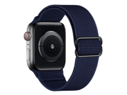 Correa de nailon trenzado Digitallab para Apple Watch Series 10 de 46 mm/Series 9/8/7/6/5/4/3/2/1 de 42 mm, 44 mm y 45 mm (azul oscuro)
