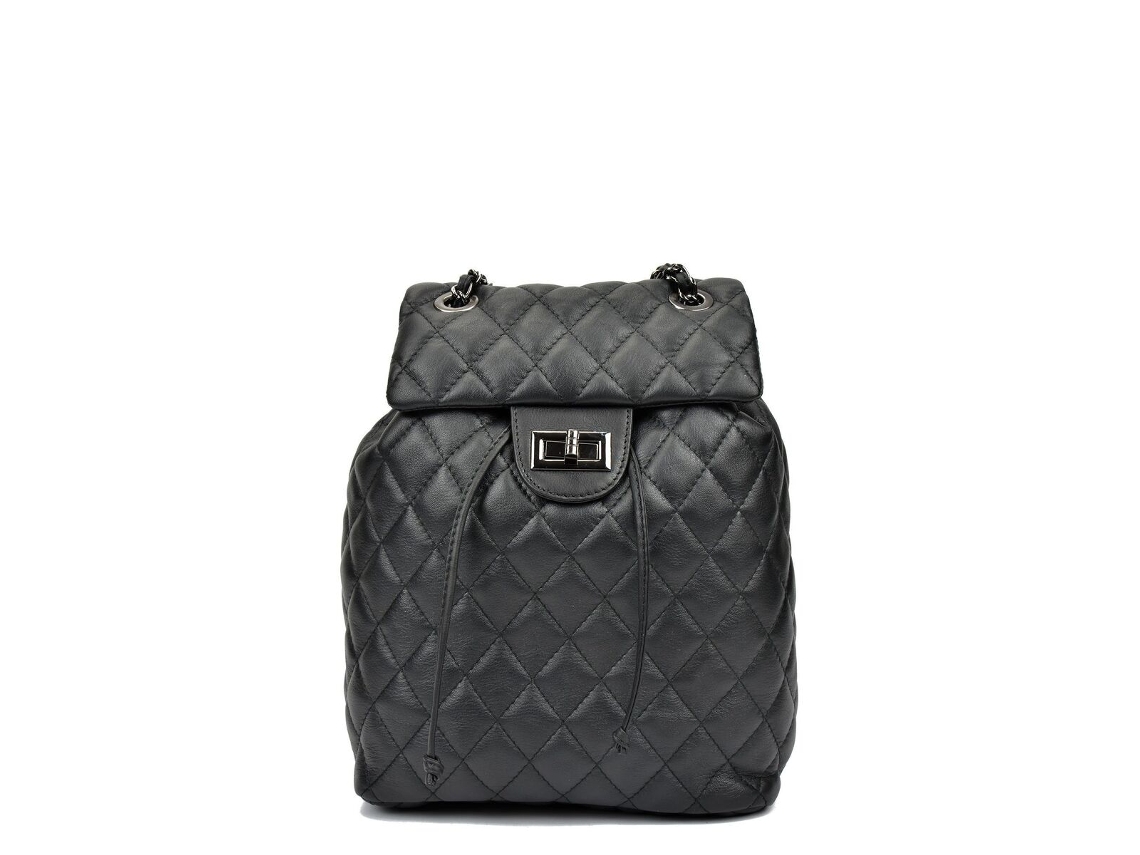 Mochila Casual Anna Luchini SS22-AL-2165-NERO Negro 22 x 32 x 11 cm