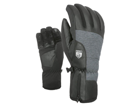 Guantes para Hombre LEVEL Lavas Sharp Negro para Esquí (S)