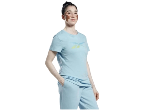 Camiseta de Mujer REEBOK Azul (M)