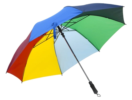 vidaXL Paraguas plegable automático multicolor 124 cm