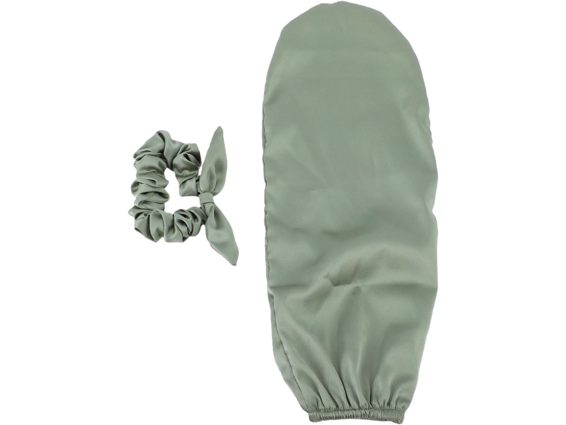 Gorro De Seda Para Dormir, Coleta Larga Con Banda Elástica, Tipos De Cabello