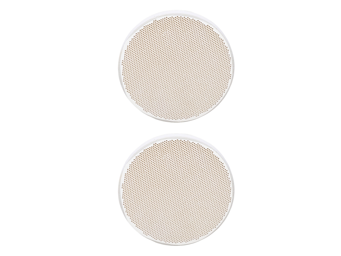 2 Placas Redondas De Cuarzo Para Soldar, Con Múltiples Orificios, Placa Aislante Para Joyería.