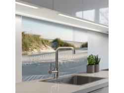 Paneles antisalpicaduras para cocina con diseño playero - Naturaleza - Duna 100x80 cm