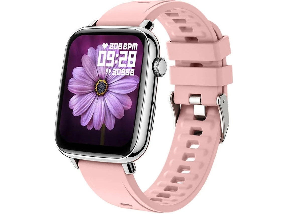 Reloj inteligente para mujer y hombre, monitor de actividad física, presión arterial, oxígeno, IP67, resistente al agua, podómetro, Android e iOS, Bestvite (rosa)