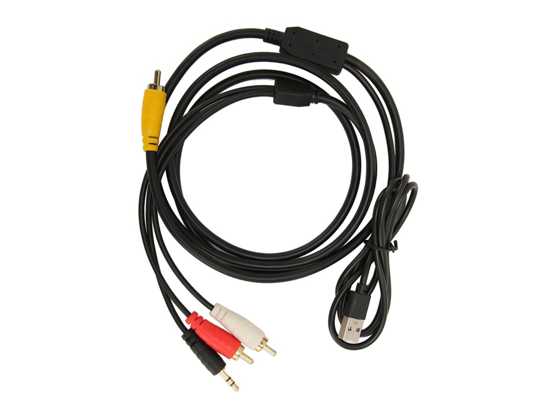 Cabo Conversor Digital Spdif Coaxial Para Analógico Rca 3.5mm Plug And Play Conversor De Som