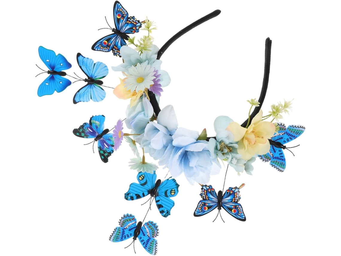 Serre-tête Y Fleurs Para Femme Accesorio De Mariage Y Cérémonie Halloween Fêtes Y Photos