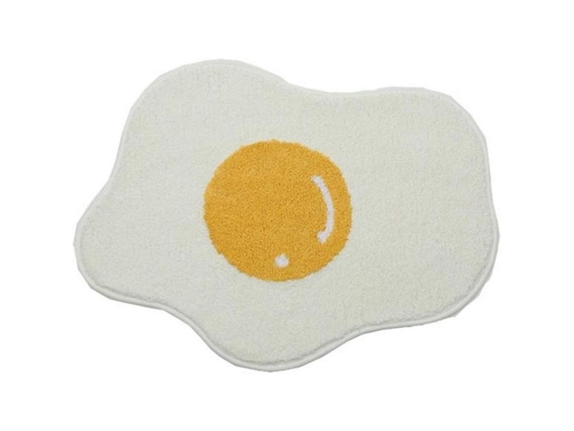 2026-alfombra Baño Forma Huevo Durazno Limón Suave Absorbente Lavable Para Ducha Bañera Inodoro