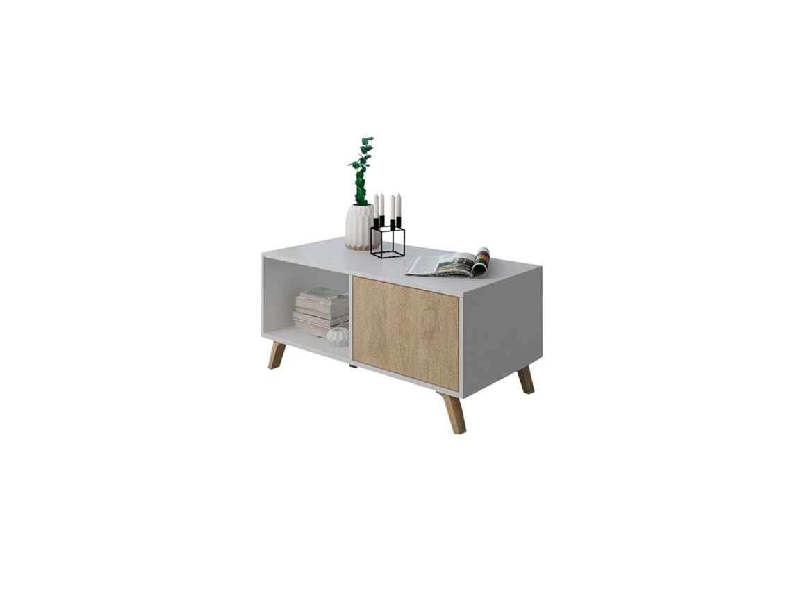 Mesa de centro Wind Blanco - Puccini 91,5 x 45 x 49,6 cm