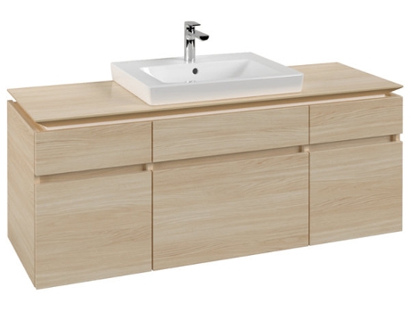 Módulo de lavabo Villeroy &amp Boch Legato B685 1400x550x500mm centrado en el lavabo