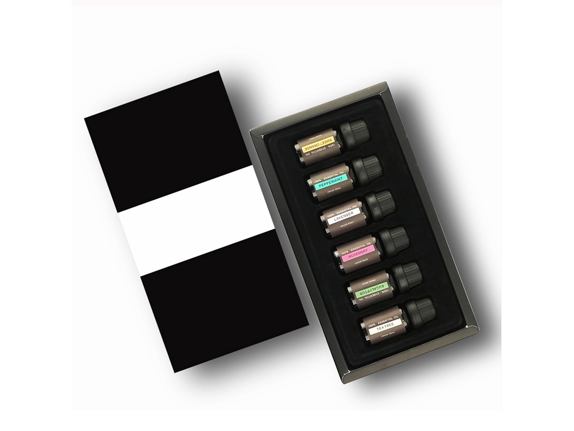 Juego De 6 Aceites Esenciales, De 10 Ml Cada Uno, Para Difusor Aromático Y Ambientador.