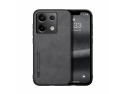 Capa Para Celular Anti-queda Completafecho Magnético Em Pele De Cordeiro - Cinza Grafite - Redmi Poco X5