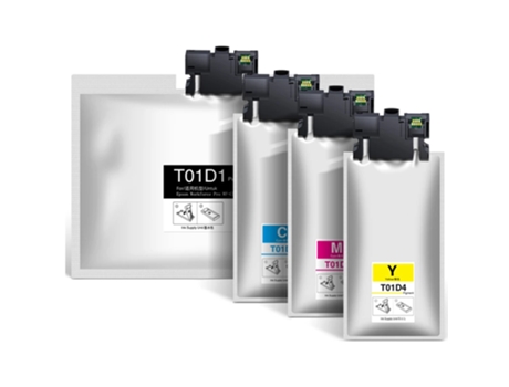 Pack 4 Cartuchos de Tinta Compatibles Epson C13T01D100 C13T01D200 C13T01D300 C13T01D400 para Wf-C579 Wf-C529