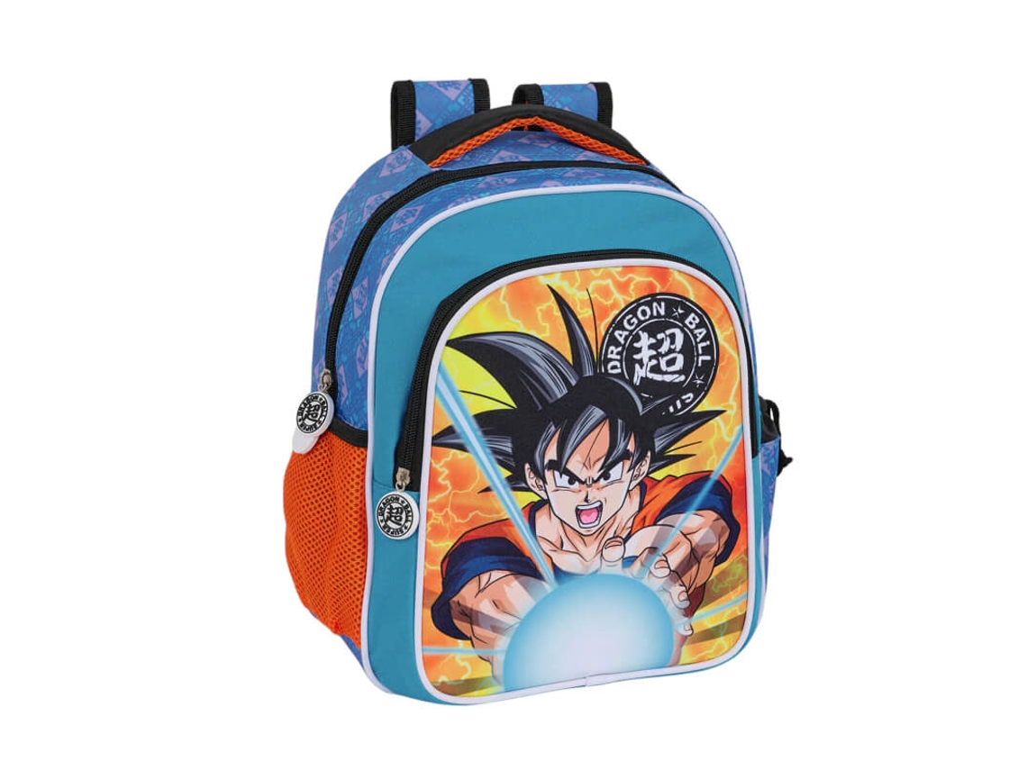 Mochila Escolar DRAGON BALL Azul Naranja 26 x 31 x 12 cm