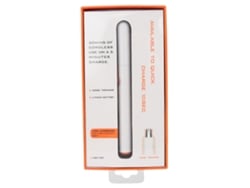 Recortadora eléctrica USB para cabello, nariz y cejas (blanca)