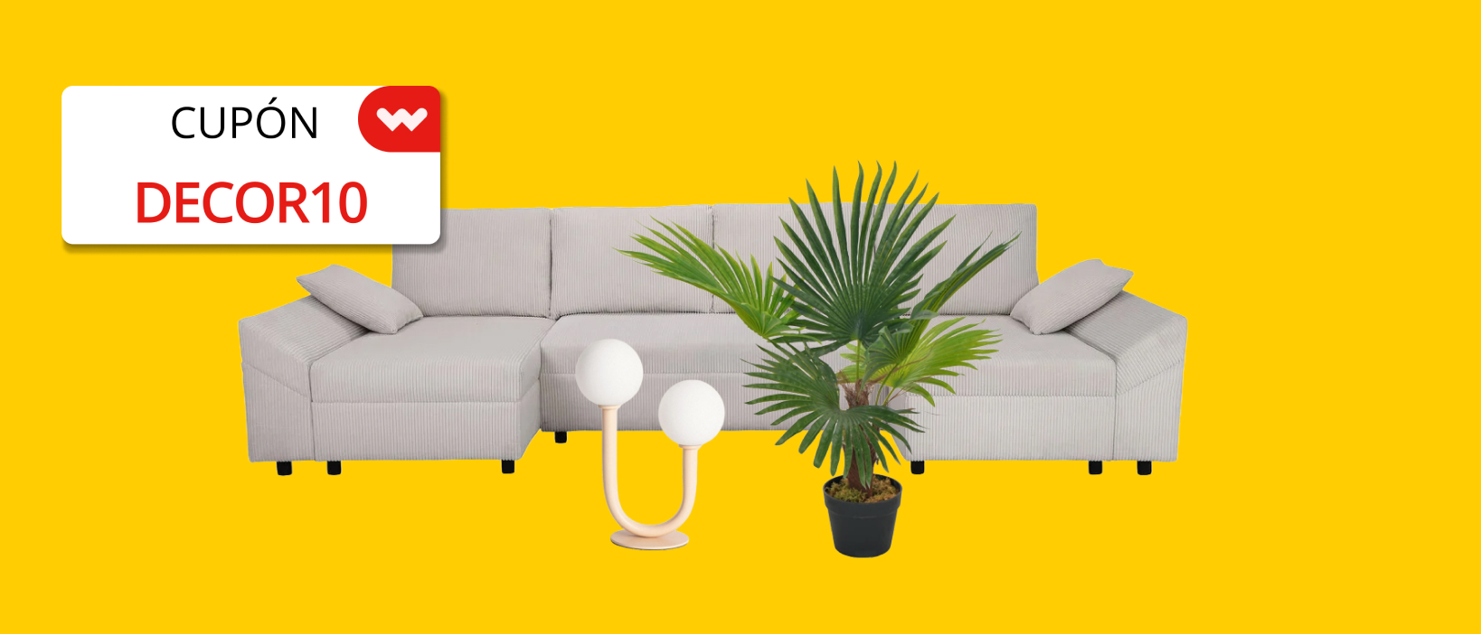 -10% en Sofás, Sillones y Puffs