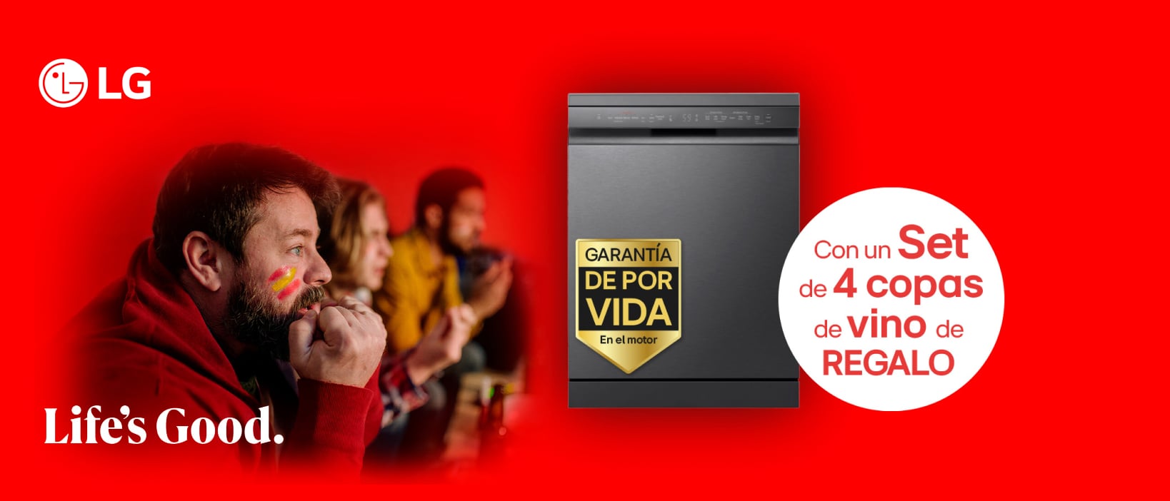 Con la compra de tu Lavavajillas LG