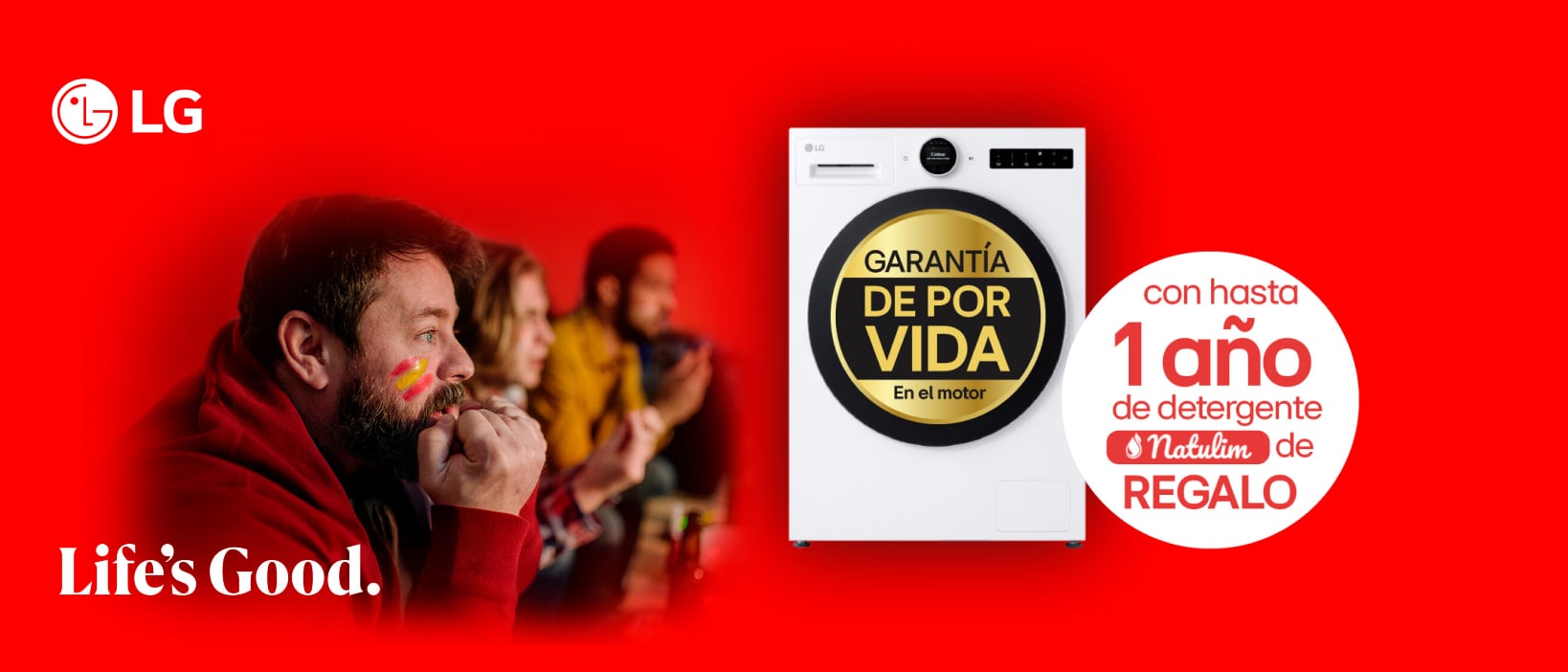 Con la compra de tu Lavadora LG