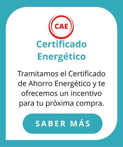 Tramitamos el Certificado de Ahorro Energético y te ofrecemos un incentivo para tu próxima compra.